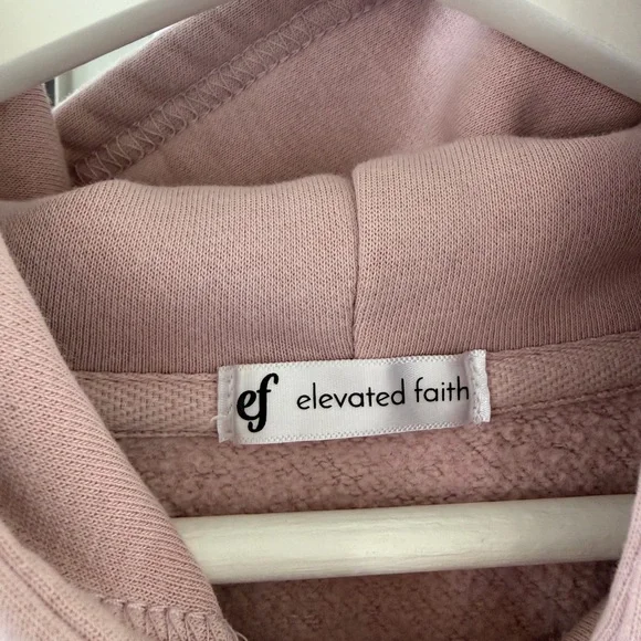 ELEVATED FAITH His Love Endures Forever Hoodie Pink - Picture 6 of 8